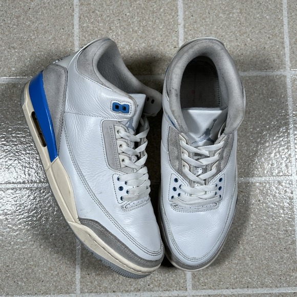 Size 9 - Air Jordan 3 Retro Lucky Shorts | CT8532-101 | PREOWNED CLEAN - Picture 1 of 8